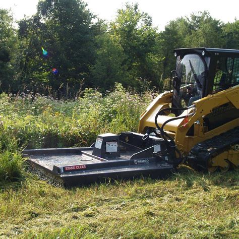 bradco skid steer mowers|bradco ground shark attachment.